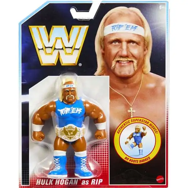 WWE Wrestling Official Retro Hulk Hogan as RIP Action Figure (Pre-Order ships September)