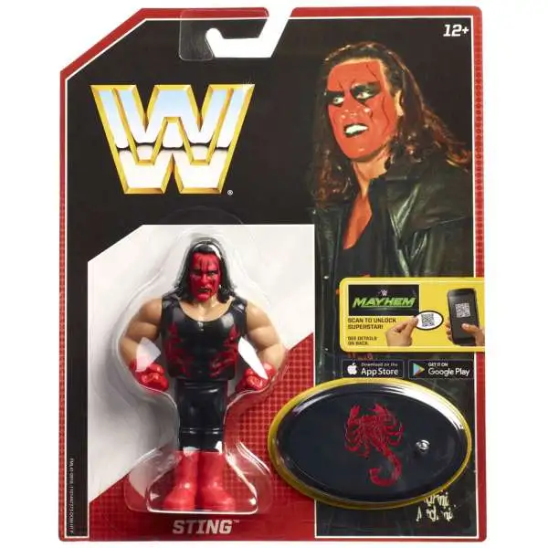 WWE Wrestling Retro Sting Action Figure [Red Face]