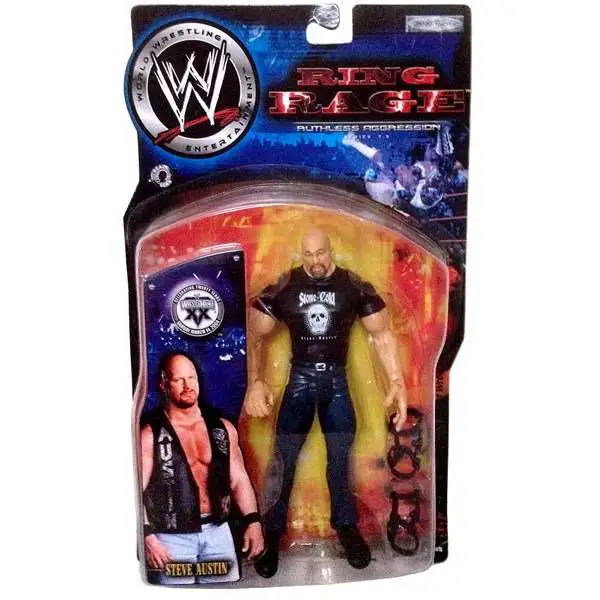 WWE Wrestling Ruthless Aggression Series 7.5 Ring Rage Stone Cold Steve Austin Action Figure [Damaged Package]