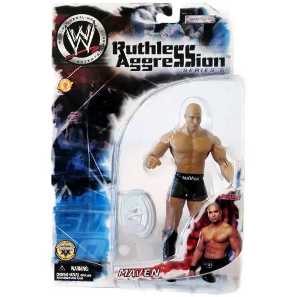 WWE Wrestling Ruthless Aggression Series 6 Maven Action Figure