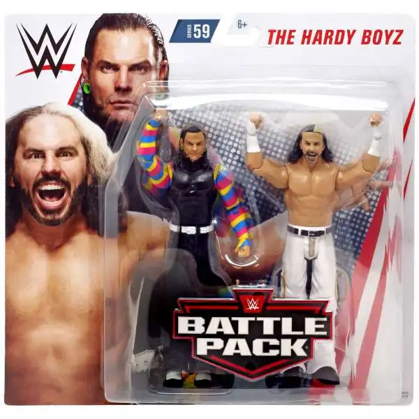 WWE Wrestling Battle Pack Series 59 Matt & Jeff Hardy Action Figure 2-Pack