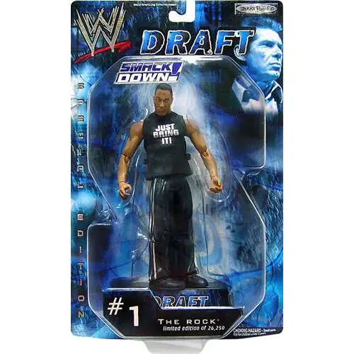 WWE Wrestling Smackdown Draft The Rock Action Figure #1 [Damaged Package]