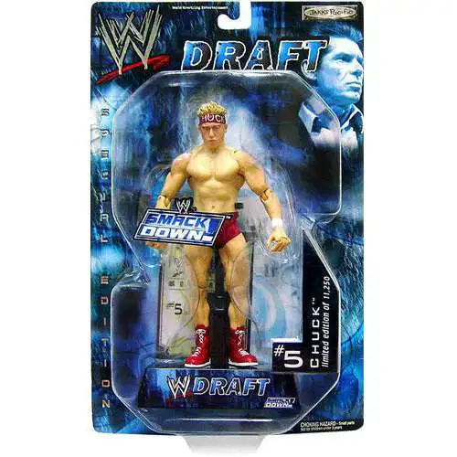 WWE Wrestling Smackdown Draft Chuck Action Figure #5