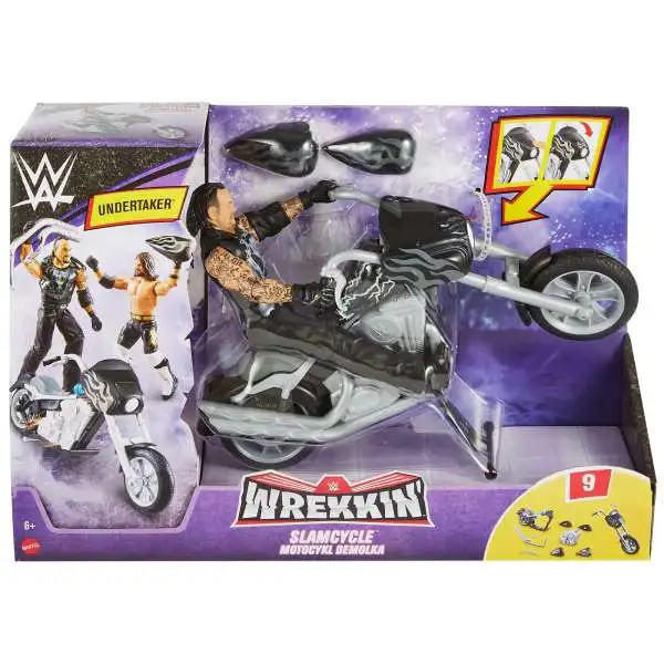 WWE wrekkin slamcycle veicolo con Drew McIntyre Figura Nuovo di Zecca * 