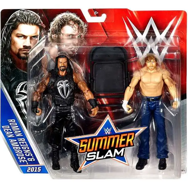 WWE Wrestling Battle Pack Summer Slam Roman Reigns Dean Ambrose 6