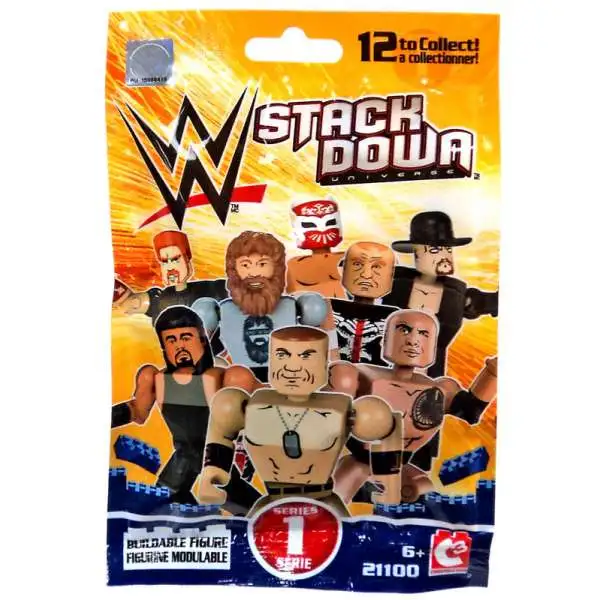 WWE Wrestling C3 Construction WWE StackDown Series 1 Mystery Pack #21100