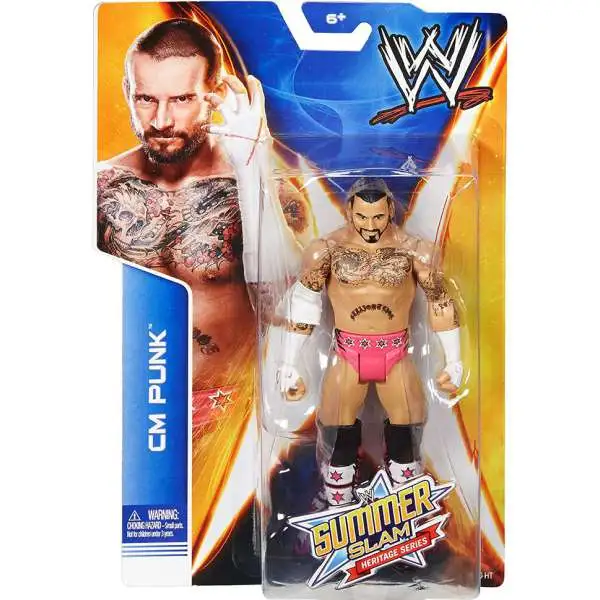 WWE Wrestling Summer Slam Heritage Series CM Punk Action Figure [Damaged Package]