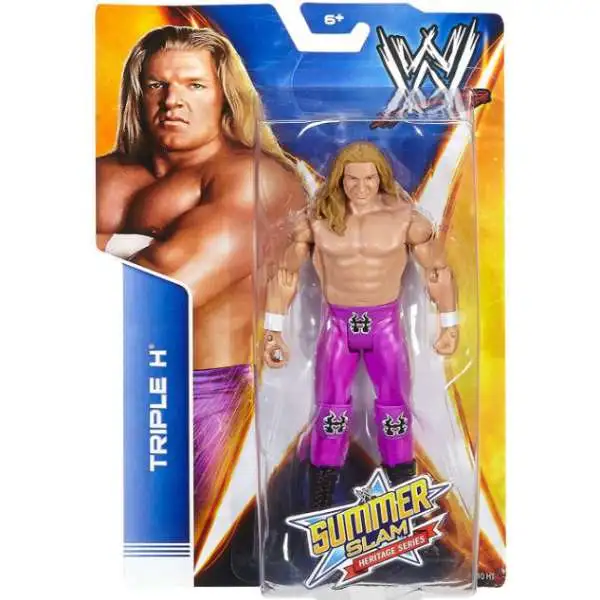 WWE Wrestling Summer Slam Heritage Series Triple H Action Figure [Purple Pants, Damaged Package]