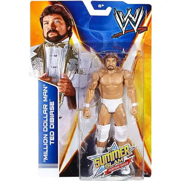 WWE Wrestling Summer Slam Heritage Series "Million Dollar Man" Ted Dibiase Action Figure