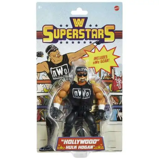 WWE Wrestling Retro Superstars "Hollywood" Hulk Hogan Action Figure [Damaged Package]