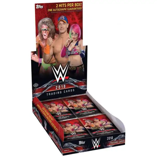 WWE Wrestling Topps 2018 Trading Card HOBBY Box [24 Packs]