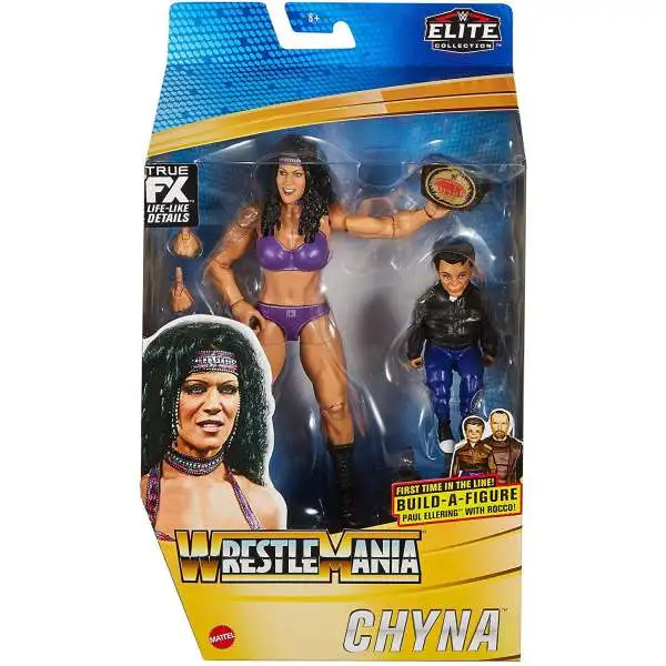 WWE Wrestling Elite Collection WrestleMania Chyna Action Figure [Women's Championship & Paul Ellering & Rocco ]