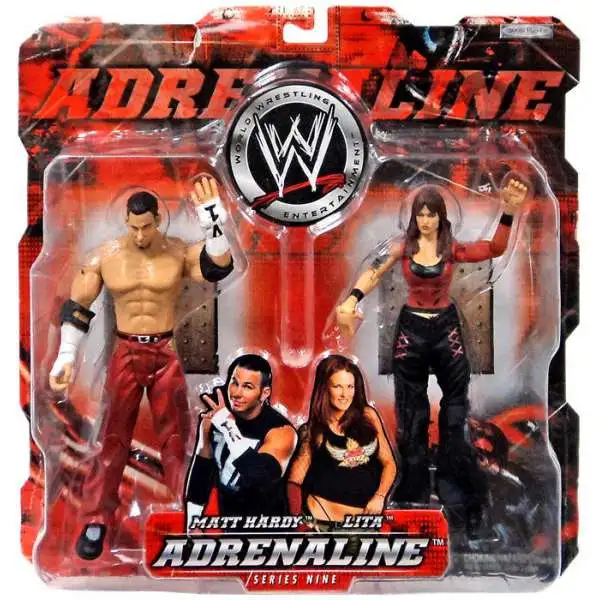 WWE Wrestling Adrenaline Series 9 Matt Hardy & Lita Action Figure 2-Pack [Damaged Package]