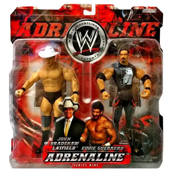 WWE Wrestling Adrenaline Series 9 John Bradshaw Layfield & Eddie Guerrero Action Figure 2-Pack