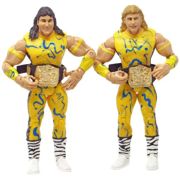 WWE Wrestling Classic Superstars Series 1 The Rockers Shawn Michaels & Marty Jannetty Exclusive Action Figure 2-Pack [Loose]