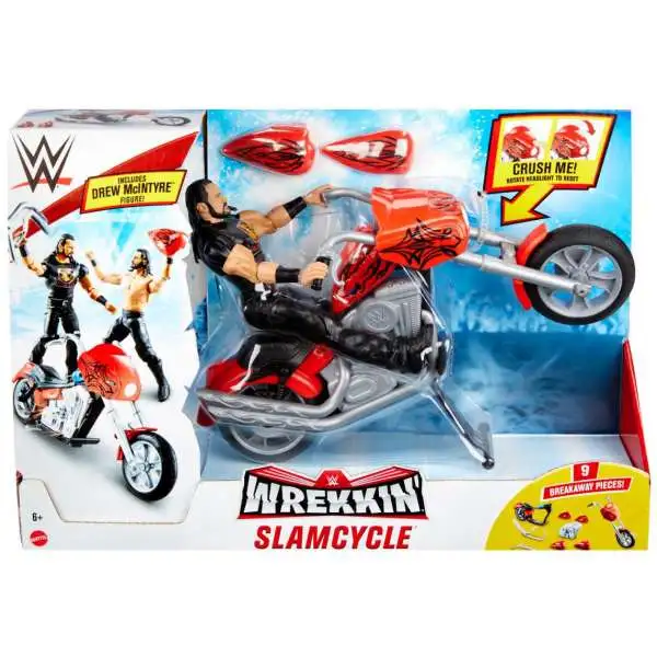 WWE Wrestling Wrekkin' Slamcycle Exclusive Playset [Includes Drew McIntyre Action Figure!]