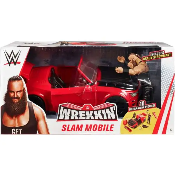 WWE Wrestling Wrekkin' Slam Mobile Playset [Includes Braun Strowman, Damaged Package]