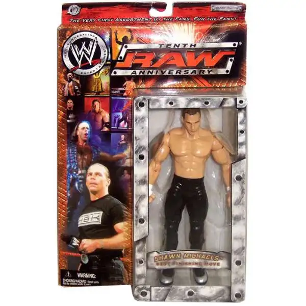 WWE Wrestling Raw 10th Anniversary Shawn Michaels Action Figure