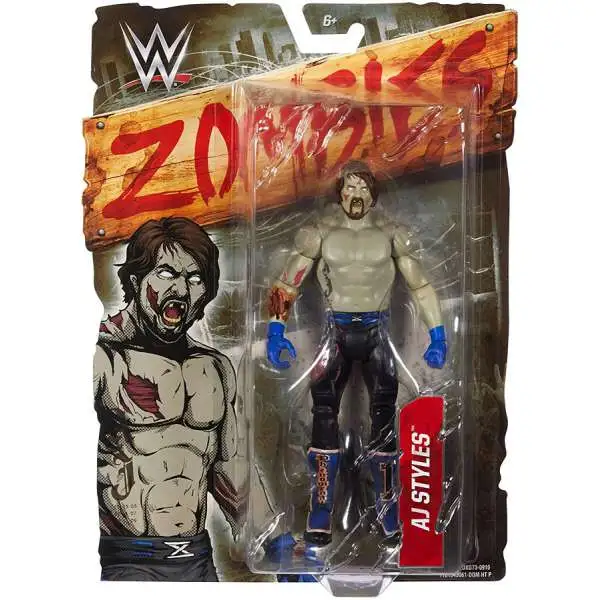 WWE Wrestling Zombies AJ Styles Action Figure