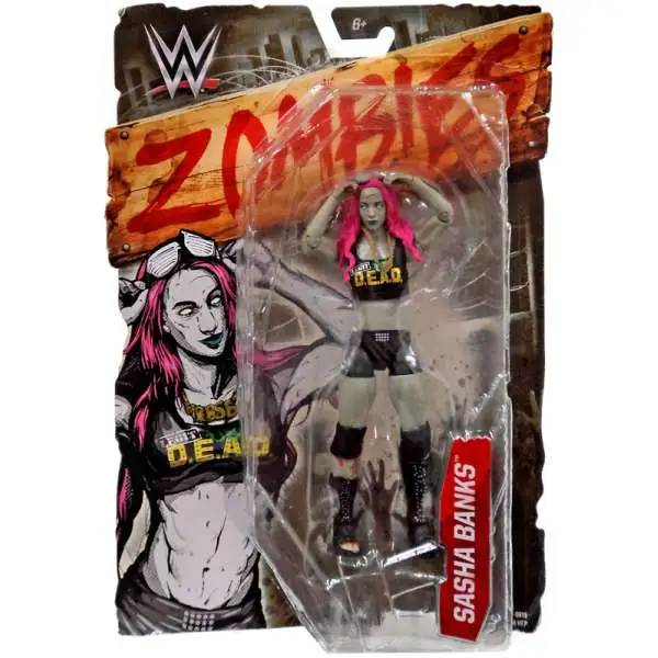 WWE Wrestling Zombies Sasha Banks Action Figure [Damaged Package]