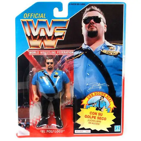 WWE Wrestling Vintage WWF Big Bossman Action Figure [Spanish] [Very Good]