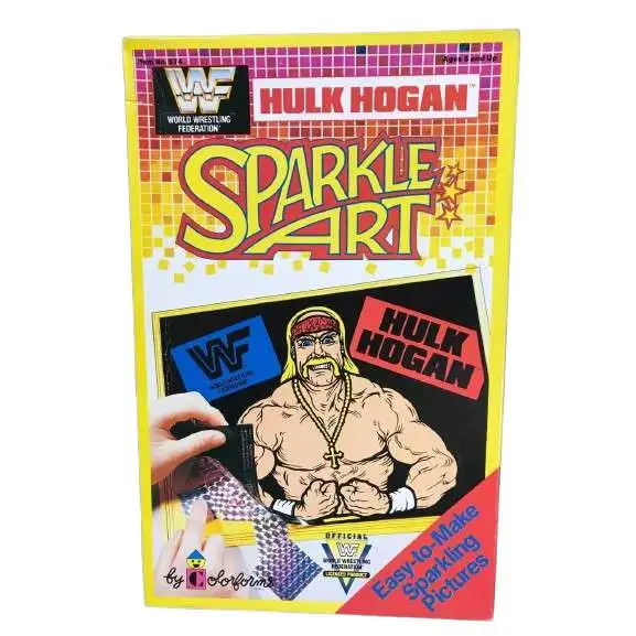 WWE Wrestling WWF Hulk Hogan Sparkle Art