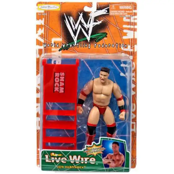 WWE Wrestling WWF Live Wire Ken Shamrock Action Figure
