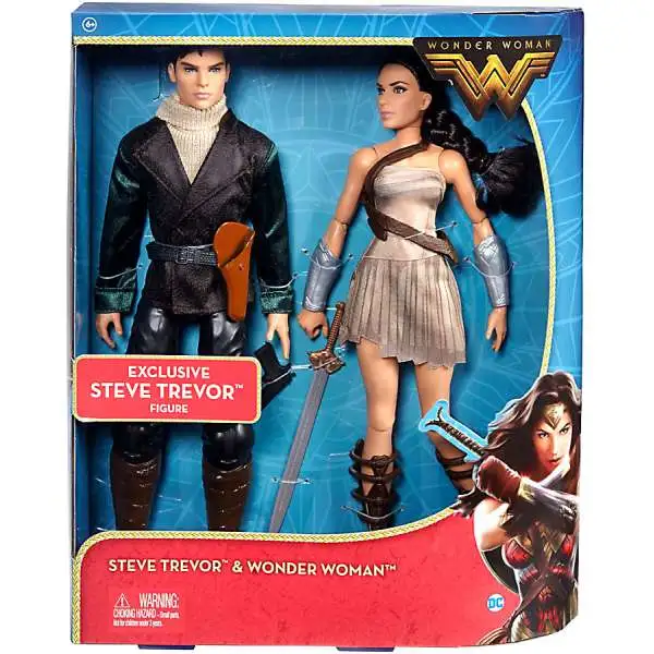 DC Steve Trevor & Wonder Woman Exclusive Doll 2-Pack