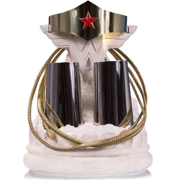 DC Wonder Woman Tiara, Bracelets, & Lasso Prop Replica