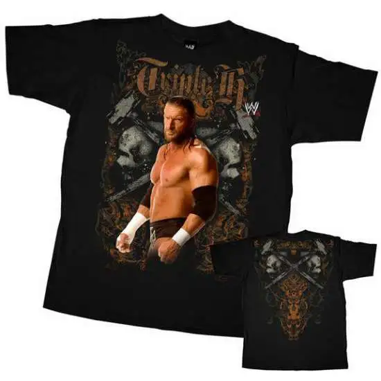 WWE Wrestling Triple H "Hammer" T-Shirt WWY322 [Youth Small]