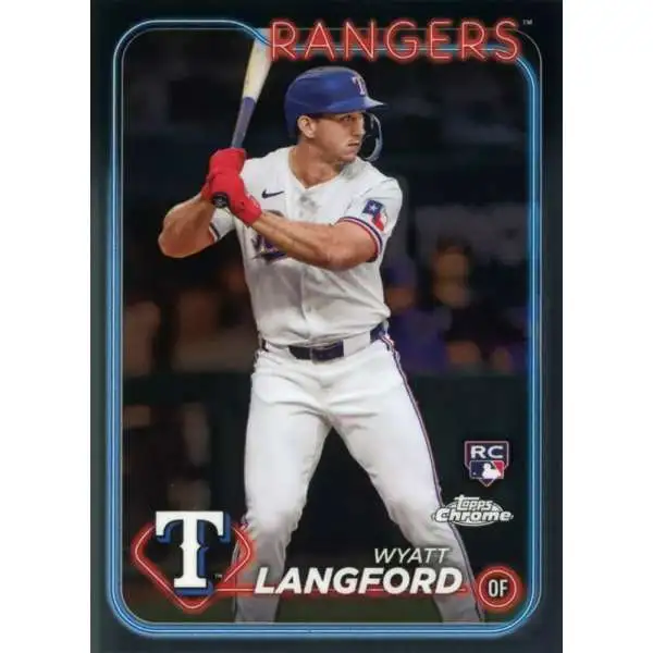 MLB 2024 Topps Chrome Baseball Wyatt Langford #122 [Rookie]