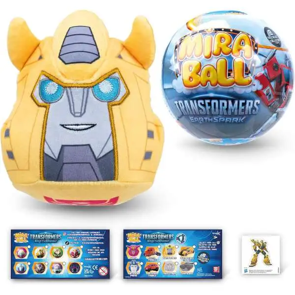 Transformers Miraball Mystery Pack [1 Plush, 1 Metal Ball, Stickers & More]