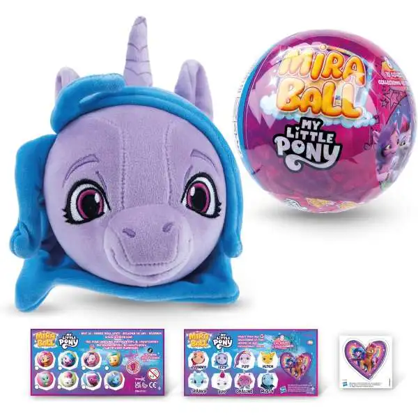 My Little Pony Miraball Mystery Pack [1 Plush, 1 Metal Ball, Stickers & More]
