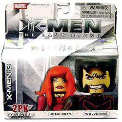 Marvel X-Men The Last Stand Minimates Series 14 Wolverine & Jean Grey Minifigure 2-Pack