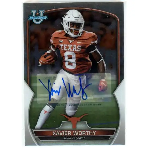 NFL 2022 Bowman University Xavier Worthy #29 [Auto]