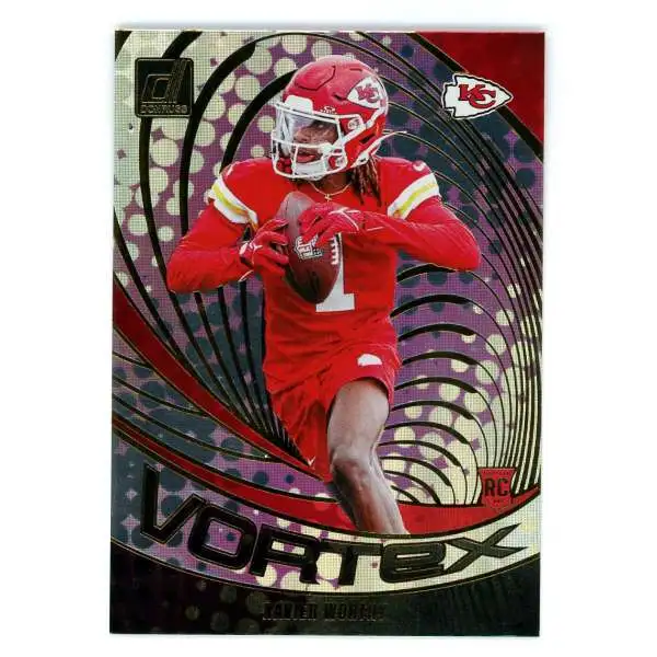 NFL 2024 Panini Donruss Football Vortex Xavier Worthy VOR-XWO [Rookie]