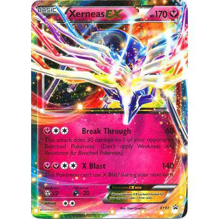 Pokemon X & Y Promo Ultra Rare Xerneas EX XY07 [Damage]