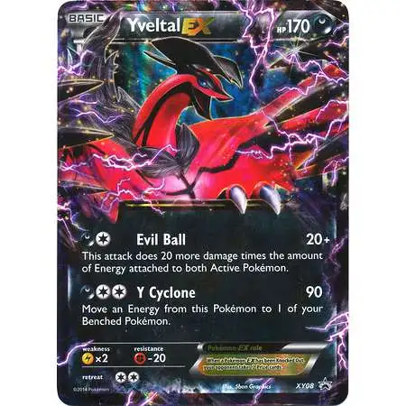 Pokemon X & Y Promo Ultra Rare Yveltal EX XY08 [Lightly Played]