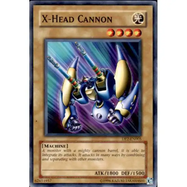 YuGiOh GX Trading Card Game Duelist Pack Chazz Common X - Head Cannon DP2-EN005