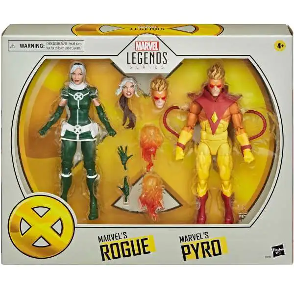 Marvel X-Men Legends 20th Anniversary Pyro & Rogue Action Figure 2-Pack
