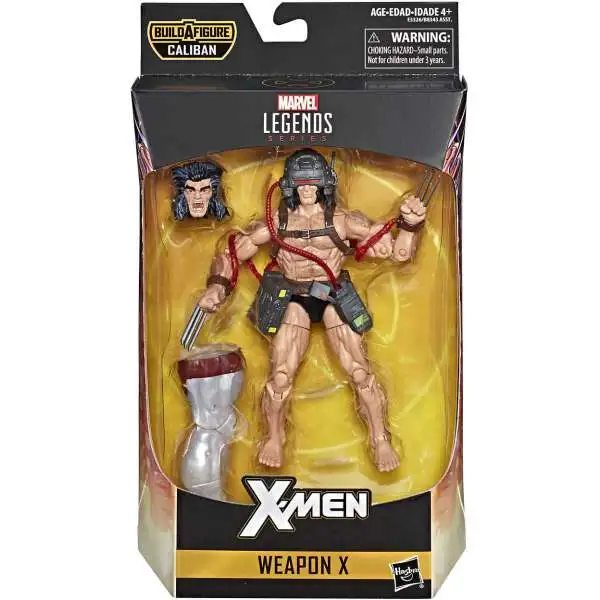 X-Men Marvel Legends Caliban Series Weapon X Action Figure