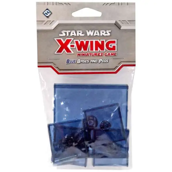 Star Wars X-Wing Miniatures Game Blue Base & Pegs Pack