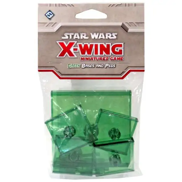 Star Wars X-Wing Miniatures Game Green Base & Pegs Pack