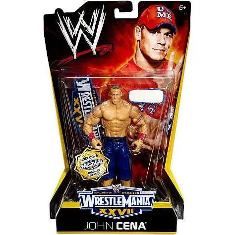 WWE Wrestling WrestleMania 27 John Cena Exclusive Action Figure