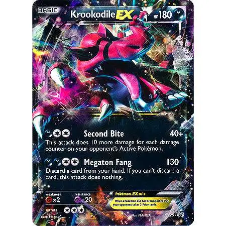 Pokemon X & Y Promo Ultra Rare Krookodile XY25 [Moderately Played]