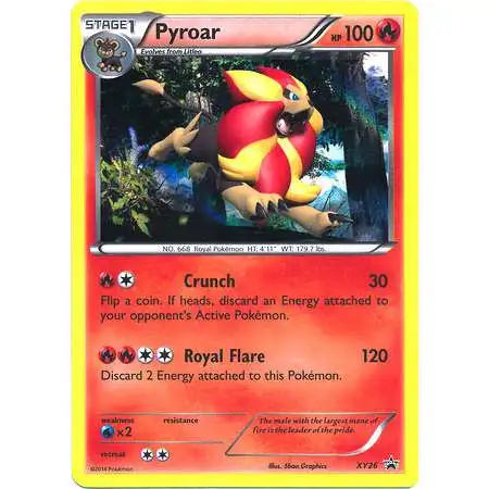 Pokemon X & Y Promo Rare Holo Pyroar XY26