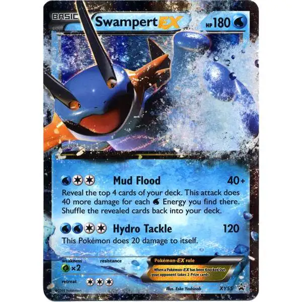 Pokemon X & Y Promo Ultra Rare Swampert EX XY55