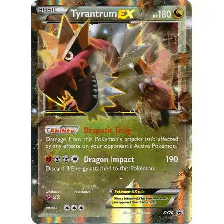 pokemon tyrantrum card Pokmon TCG XY EX XY70 English PayMore Pooler Colorless Retreat Cost Tyrantrum (Fantastical Parade #90/234, 3-Diamonds)