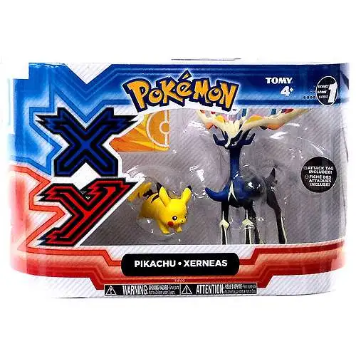 Pokemon XY Basic Pikachu & Xerneas Figure 2-Pack