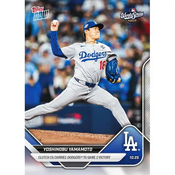MLB Los Angeles Dodgers 2025 NOW Baseball Yoshinobu Yamamoto #901 [Clutch Complete Game]